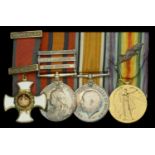 A Great War 'Western Front' D.S.O. group of four awarded to Lieutenant-Colonel D. C. Owen, M...