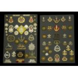 Duke of Lancaster's Regimental Insignia. A selection of military cap badges, buttons, colla...