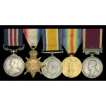 A Great War M.M. group of five awarded to Sergeant W. Hart, â€œLâ€ Battery, Royal Horse Artille...