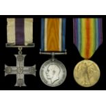 A Great War 'Western Front' M.C. group of three awarded to Major P. W. Freeman, 5th Battalio...