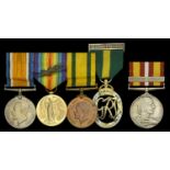 Family Group: Four: Captain the Hon. R. W. D. Legh, Lancashire Hussars Yeomanry, later 3r...
