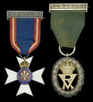 An M.V.O. pair awarded to Colonel A. B. Grant, 1st Lanark Royal Garrison Artillery Volunteer...