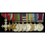 A Second War 'Burma operations' M.B.E. group of ten awarded to Captain Edmund Edmunds, Royal...