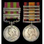 Pair: Private T. J. Smith, Duke of Cornwall's Light Infantry India General Service 1895-1...
