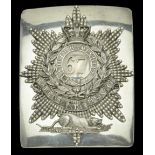 67th (South Hampshire) Regiment of Foot Officer's Shoulder Belt Plate. A fine example c.182...