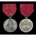 National Canine Defence League Medal, silver (A. Culliford. For saving a dog 1921.) nearly e...