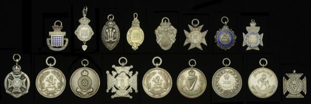 Regimental Prize Medals (17), 13th (Kensington) Battalion, London Regiment; 14th (London Sco...