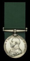 Volunteer Force Long Service Medal (India & the Colonies), G.V.R. (L/Cpl. H. T. Noakes, 2 Bn...