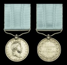 A scarce Guelphic Medal awarded to Corporal Charles Heine, 1st Troop, King's German Artiller...