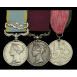 Three: Master Gunner James Doig, Royal Artillery Crimea 1854-56, 1 clasp, Sebastopol (Se...