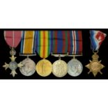 Family Group: A Second War 'Internment Camp Commandant's' O.B.E. group of five awarded to...