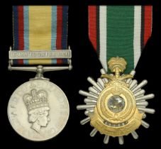 Gulf 1990-91, 1 clasp, 16 Jan to 28 Feb 1991 (24527750 LCpl A Taylor RCT) mounted as worn, i...