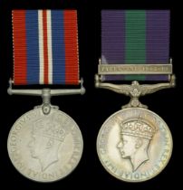 Pair: Private R. W. Salter, Duke of Cornwall's Light Infantry War Medal 1939-45; General...