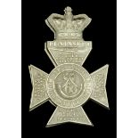 Kings Royal Rifle Corps Officer's Pouch Belt Plate. A very good example c.1830-52, silvered...