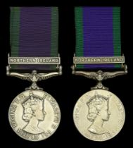 General Service 1962-2007, 1 clasp, Northern Ireland (2) (24210179 Fus. M. J. Scott RRF; F44...