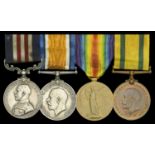 Family Group: A Great War 'Western Front' M.M. group of four awarded to Private W. R. McL...