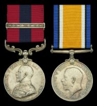 A Great War D.C.M. and Second Award Bar pair awarded to Gunner C. Edwards, Royal Field Artil...