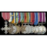 A Second War M.B.E. group of twelve awarded to Major (Quartermaster) R. T. Guscott, Middlese...