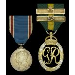 Pair: Attributed to Major S. F. Morson, King's Own Yorkshire Light Infantry Coronation 19...