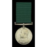 Volunteer Force Long Service Medal (India & the Colonies), E.VII.R. (Voltr F. Adamson Madras...