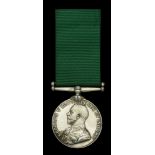 Volunteer Force Long Service Medal (India & the Colonies), G.V.R. (Tpr. W. M. Arrindell, Caw...