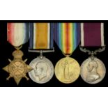 Four: Warrant Officer Class II R. W. Baron, Duke of Cornwall's Light Infantry 1914-15 Sta...