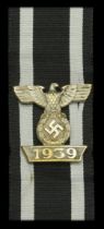 Germany, Third Reich, 1939 Bar to the Iron Cross 1914 Second Class, a rare 1st pattern examp...