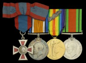 A Great War A.R.R.C. group of four awarded to The Hon. Georgina M. Cross, Voluntary Aid Deta...