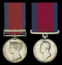 Pair: Private Robert Gibson, 71st Foot Military General Service 1793-1814, 1 clasp, Toulo...