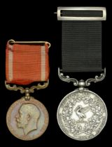 An inter-War Sea Gallantry Medal and Liverpool Shipwreck and Humane Society pair awarded to...