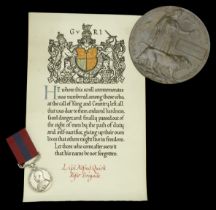 A fine and impressive D.C.M. awarded to Acting Corporal A. Quick, 12th (The Prince Consort's...