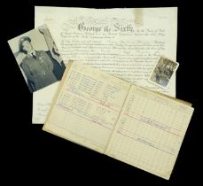 A Royal Canadian Air Force Pilot's Flying Log Book to Pilot Officer A. M. Murray, D.F.C., Ro...
