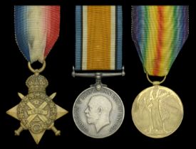 Three: Private J. Gray, 3rd (King's Own) Hussars 1914 Star (2078 Pte. J. Gray. 3/Hrs.); B...