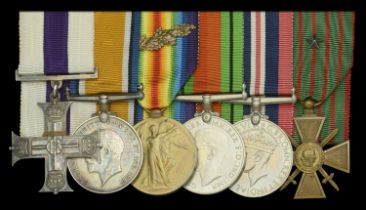 A Great War 'French theatre' M.C. group of six awarded to Major A. M. Cross, 12th (Service)...