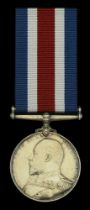 Naval Good Shooting Medal, E.VII.R. (R.M.A.8600 Act. Bomb. W. C. Ballard, H.M.S. Albemarle,...