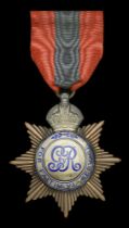 Imperial Service Medal, G.V.R., 1st issue, star shaped, the reverse officially engraved 'Ben...