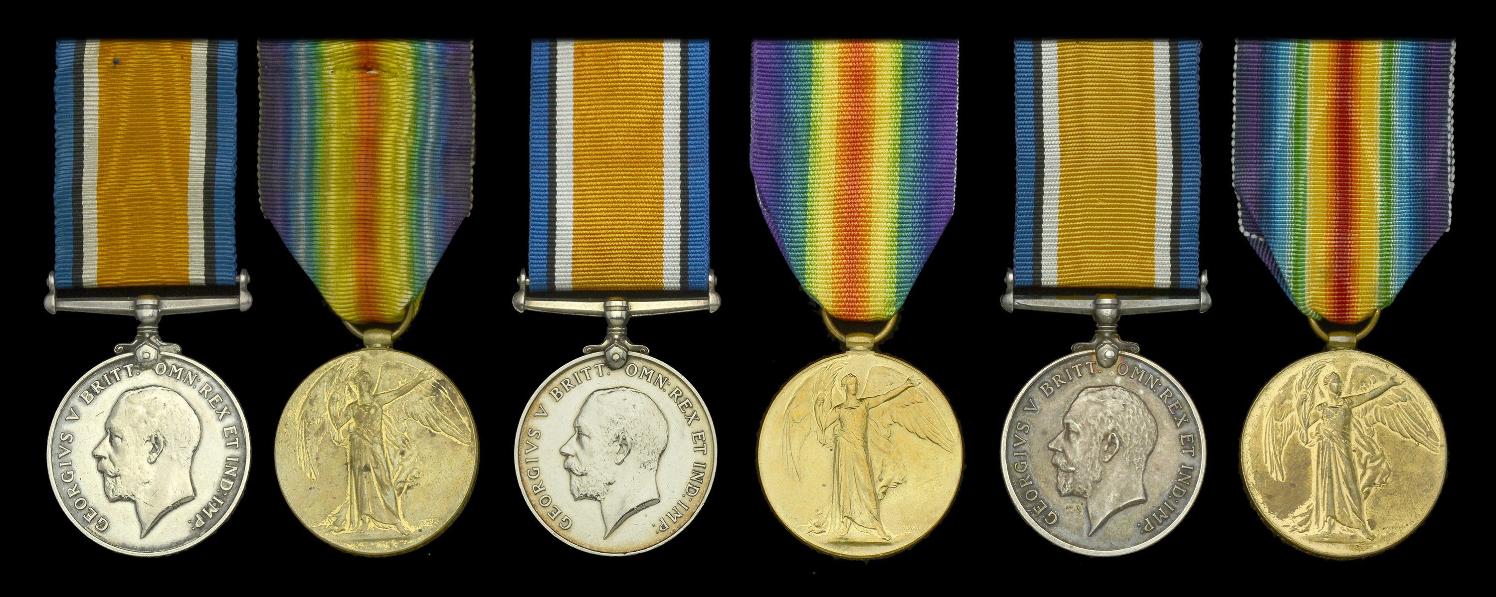 Pair: Private E. Crabbtree, 10th Hussars British War and Victory Medals (68769 Pte. E. Crab...