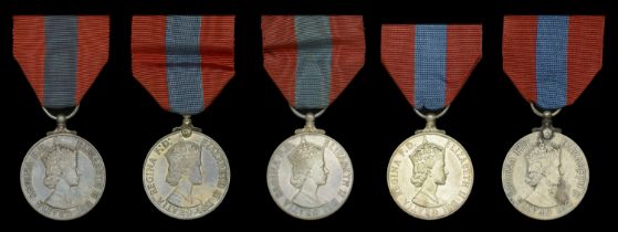 Imperial Service Medal, E.II.R., 2nd issue (5) (Winifred Long; Miss Florence Edwina Ashley C...