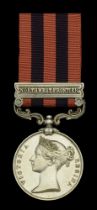 India General Service 1854-95, 1 clasp, North West Frontier (1361 Pte. O. Brenman. 3 Bn. Rif...