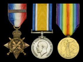 Three: Corporal W. M. Keiller, Royal Horse Artillery 1914 Star, with copy clasp (14011 Gn...