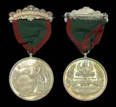 Corporation of Glasgow Bravery Medal, 1st 'Fame' type, silver, unnamed as issued, with top '...