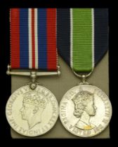 Pair: African Constable I. M. Chibage, British South Africa Police War Medal 1939-45; Col...