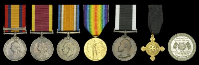 Five: Sergeant T. B. Clark, Royal Army Medical Corps, late Nelson Corps, St. John Ambulance...