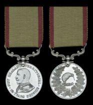 New Zealand Territorial Service Medal, G.V.R., 2nd issue, by Wright, England, (Rev. D. Calde...