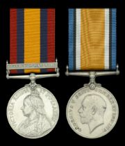 Pair: J. Lottering, Mafeking Town Guard Queen's South Africa 1899-1902, 1 clasp, Defence...