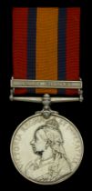 Queen's South Africa 1899-1902, 1 clasp, Cape Colony (996 Pte J. Deeks, 1st Suffolk Regt) ve...