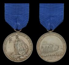 Alexander Davison's Medal for The Nile 1798, bronze, fitted with contemporary swivel ring su...