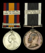 Pair: Orderly J. W. Wadsworth, Hebden Bridge Corps, St. John Ambulance Brigade Queen's So...