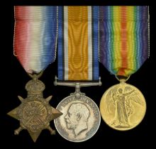 Three: Acting Sergeant F. Robinson, Grenadier Guards 1914 Star (16204 L.Cpl. F. Robinson....