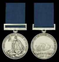 Alexander Davison's Medal for The Nile 1798, silver, fitted with small loop and straight bar...